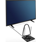 Maclean High Gain Indoor Aerial Antenna Low Noise Digital Analog Freeview FM DVB Strongt 45dB DVB-T/T2 H.265 HEVC - (MCTV-963)