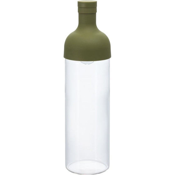 HARIO Cold Brew Tea 750ml Filter Bottle, Muted Green - (4977642038370)
