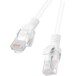 Lanberg Networking Cable White 3 m Cat5e U/Utp (UTP) - (PCU5-10CC-0300-W)