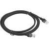 Lanberg Patchcord RJ45 CAT. 5E Utp 2M Black - (PCU5-10CC-0200-BK)