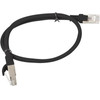 Lanberg Patchcord Utp CAT.5E 0.5M Black - (PCU5-10CC-0050-BK)