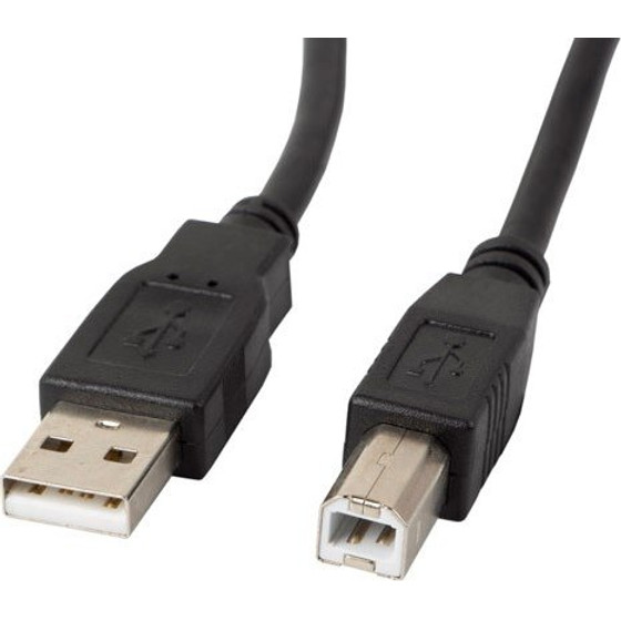 Lanberg Usb Cable 1 m 2.0 Usb B Black - (CA-USBA-11CC-0010-BK)