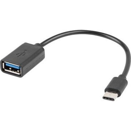 Lanberg Usb Cable Usb 2.0 0.15 m Usb A Usb C Black - (AD-OTG-UC-01)