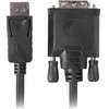 Lanberg Video Cable Adapter 1.8 m Displayport DVI-D Black - (CA-DPDV-10CU-0018-BK)