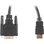 Lanberg Video Cable Adapter 3 m Hdmi Type A (Standard) DVI-D Black - (CA-HDDV-20CU-0030-BK)