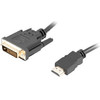 Lanberg Video Cable Adapter 3 m Hdmi Type A (Standard) DVI-D Black - (CA-HDDV-20CU-0030-BK)