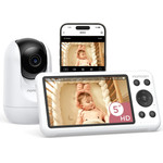 MOMCOZY BM04 Smart Wifi Video Baby Monitor - (BM016-WH94BA-A)