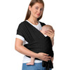 MOMCOZY M20SSCJ01 Baby Wrap Carrier Black - (CR001-BL12NB-A)