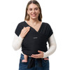 MOMCOZY M20SSCJ01 Baby Wrap Carrier Black - (CR001-BL12NB-A)