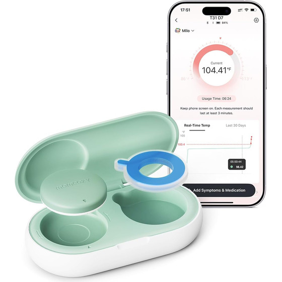 MOMCOZY T31 Smart Baby Thermometer - (TH003-GR70000B12101-A)