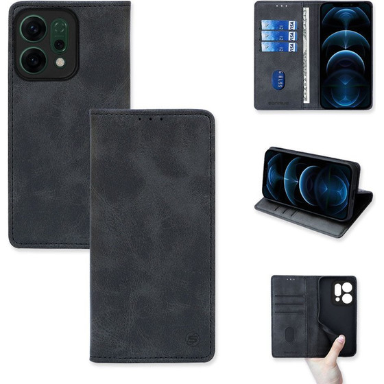 Sonique ���� ��������� Vintage Magnet Wallet Oppo Reno14 5G �����
