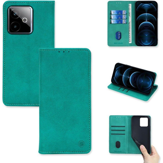 Sonique ���� ��������� Vintage Magnet Wallet Realme Gt 7 5G / Realme Gt 7T 5G �������