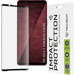 Techsuit - 111D Full Cover / Full Glue Glass - Sony Xperia 1 VIII - Black