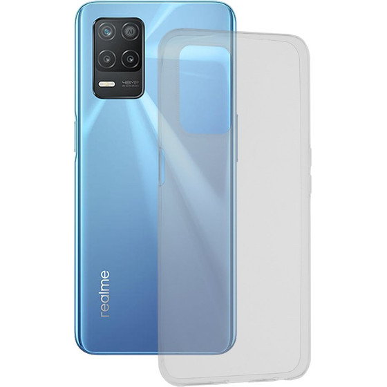 Techsuit - Clear Silicone - Realme 8 5G - Transparent