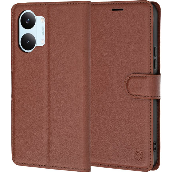 Techsuit - Leather Folio - Xiaomi Poco X8 Pro Max - Brown