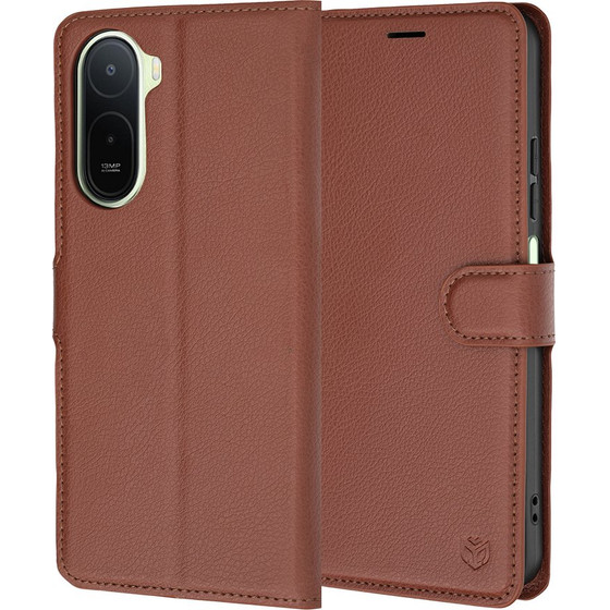 Techsuit - Leather Folio - Xiaomi Redmi A7 Pro 4G - Brown