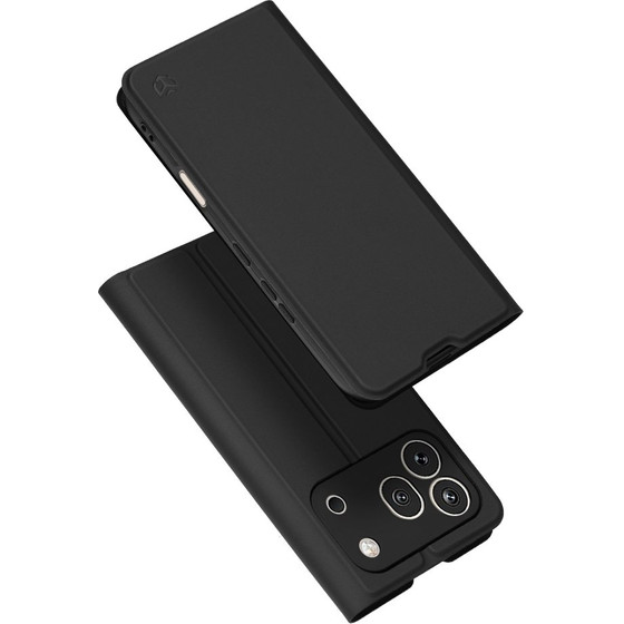 Techsuit - Magskin Book - Honor 600 Pro - Black