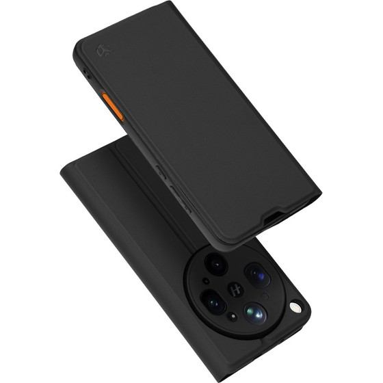 Techsuit - Magskin Book - Oppo Find X9 Ultra - Black