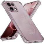 Techsuit - Shockproof Clear Silicone - Oppo A6 Pro 4G / A6 Pro 5G - Smoke Black