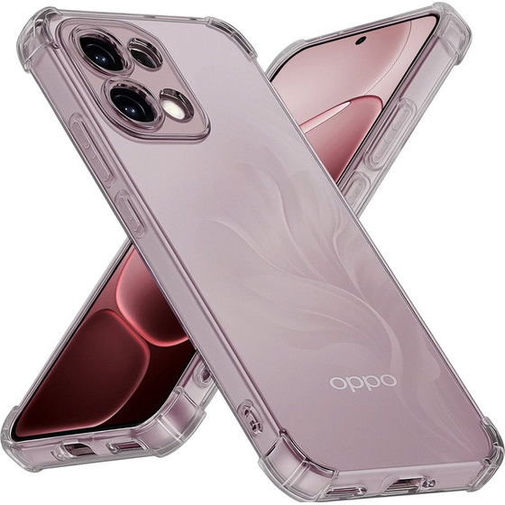 Techsuit - Shockproof Clear Silicone - Oppo A6 Pro 4G / A6 Pro 5G - Smoke Black