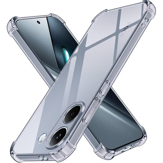 Techsuit - Shockproof Clear Silicone - Xiaomi Poco X8 Pro - Smoke Black