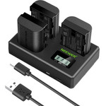 Neewer ��� 3 ������������� ��������� ��� ������������ ������� Canon: - (lp-e6nh)