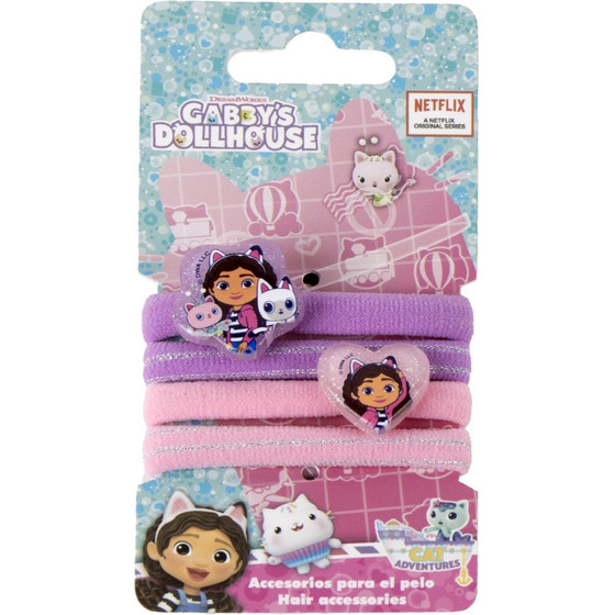 CERDA Beauty: Gabby�s Dollhouse - Hair Tie (4pcs) (2500003449)
