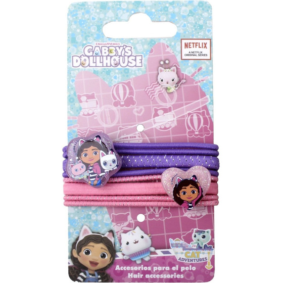 CERDA Beauty: Gabby�s Dollhouse - Hair Tie (8pcs) (2500003450)