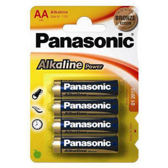 ��������� ALKALINE POWER PANASONIC AA LR6 (4 ���.)