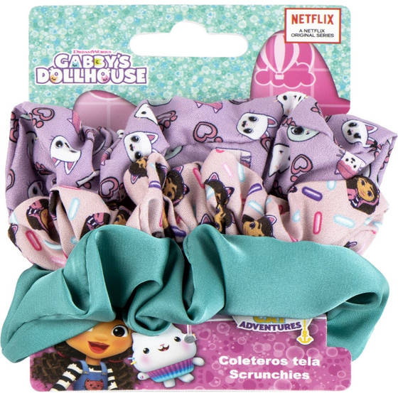 CERDA Beauty: Gabby�s Dollhouse - Scrunchies (3pcs) (2500003454)