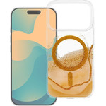 Case For Iphone 15 Golden Compatible With Magsafe Gold OEM
