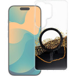 Case For Samsung S24 / S25 Golden Compatible With Magsafe Black OEM