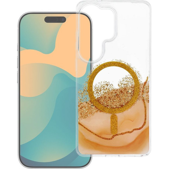 Case For Samsung S24 / S25 Golden Compatible With Magsafe Gold OEM
