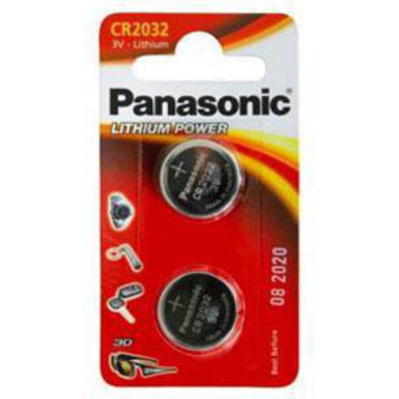 LITHIUM BUTTON CELLS PANASONIC CR2032 (2 ���)