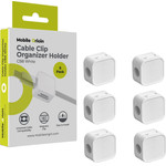 Mobile Origin Cable Cord Organizer Holder CB8 White - (MO-CM-CB8-WHT)