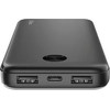 TTEC Recharger 10.000mAh Powerbank Black - (2BB234S)
