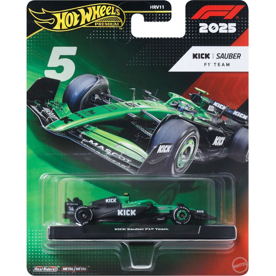 Mattel Hot Wheels Premium: F1 - Kick Sauber Team Vehicle (JKD89)