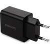 Philips - ��������� ������ Gan �� USB-C Pd 20W & USB-A 18W (������) - (DLP4325AB/GRS)