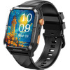 BlackView BT5.3 WATERPROOF-10M Smartwatch With Da Gpt & Led Torch Black - (W10PRO-B)