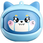 BlackView Kids Earbuds BT6.0 Cat Design Rotating Charging Case With Emojis Blue - (AIRBUDS-K1-BL)