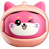 BlackView Kids Earbuds BT6.0 Cat Design Rotating Charging Case With Emojis Pink - (AIRBUDS-K1-P)