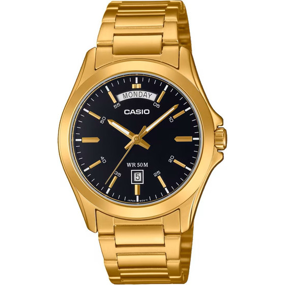 Casio MEN'S Watch (zd025h) + Box - (MTP-1370G-1A)