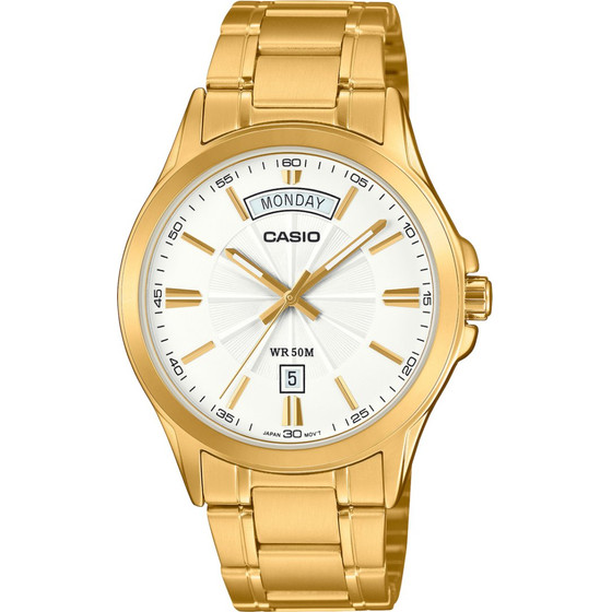 Casio MEN'S Watch (zd191e) + Box - (MTP-1381GD-7A)