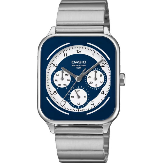 Casio MEN'S Watch + Box - (MTP-M307D-2B)