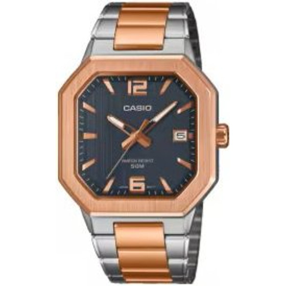 Casio MEN'S Watch MTP-B195L-3A + Box - (MTP-B195RG-2A)