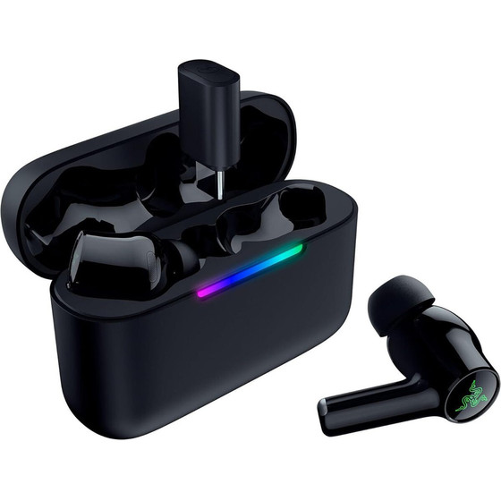 Razer Hammerhead V3 Hyperspeed - Wireless Anc Gaming Earbuds - 2.4GHz & Bluetooth - 40 Hours- IPX4 - (RZ12-05610100-R3G1)