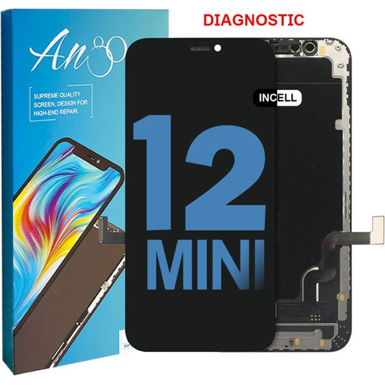 Lcd For Iphone 12 Mini Incell Fhd Ango Diagnostic Premium Quality OEM - (LCDIP12m-AD)