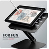 Axagon (STND-LQB) Alu Hq Massive Stand For 10''-16'' LAPTOPS, Many Adjustable ANGLES, BLACK