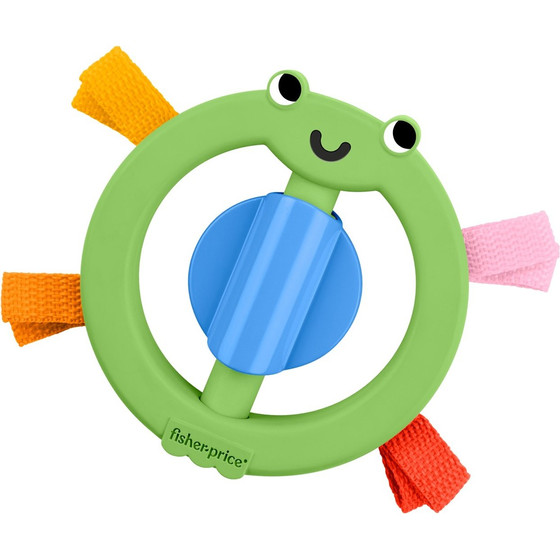 Fisher-Price: Baby Toys (0-6 Months) Rattles & Teething Toys - Fisher Price Ribbit n Ribbons Fro (JKW55)