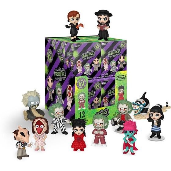 Funko Mystery Minis: Beetlejuice -Beetlejuice, Lydia Deetz, Sandworm, Adam Maitland, Barbara Maitland, Delia Deetz, Miss Argentin, Snake (Blind Box/Random) Vinyl Figures